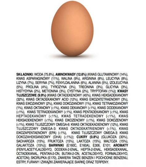 jajko, skład jajka, chemiczny skład jajka