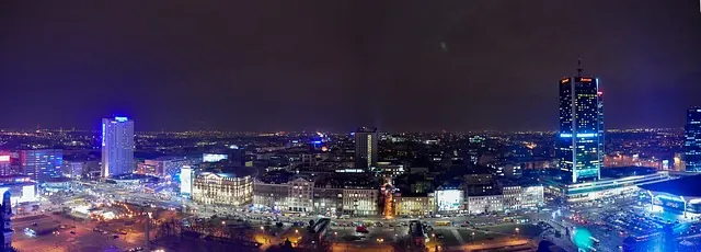 panorama warszawy